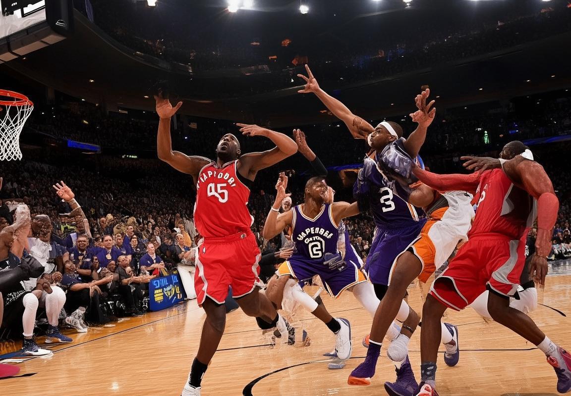 2018年NBA巅峰对决：洛瑞德罗赞率猛龙激战湖人精彩回顾(图1)